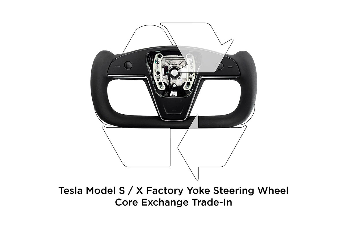$100 REBATE! Trade-In Your Factory Model S / X Yoke &amp; Control Panel (click for details)