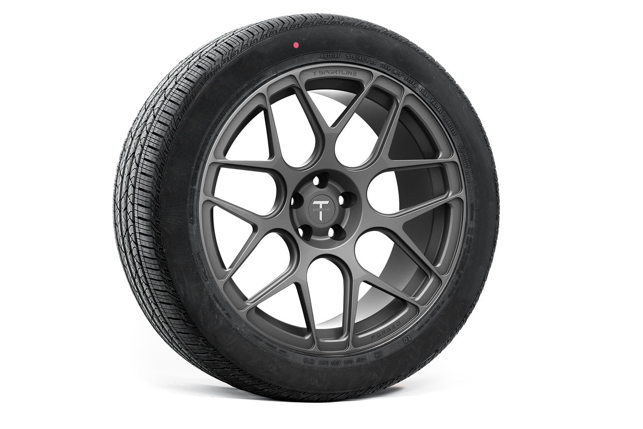 MX117 20" Tesla Model X Long Range & Plaid Wheel And Tire Package (Set of 4)