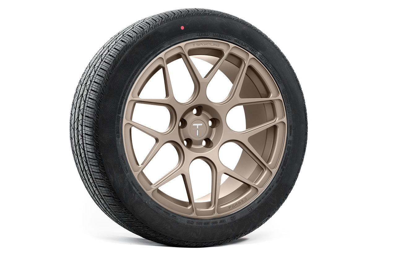 MX117 20" Tesla Model X Long Range & Plaid Wheel And Tire Package (Set of 4)