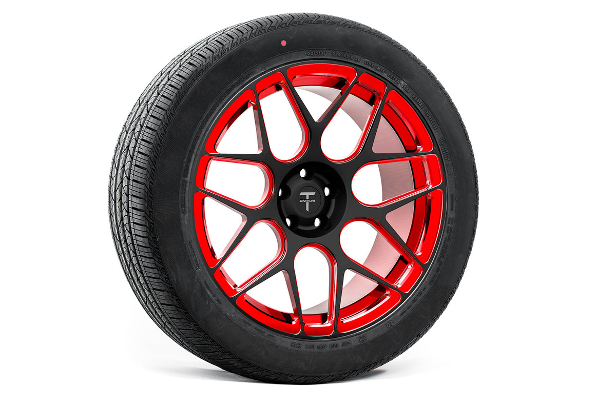 MX117 20&quot; Tesla Model X Long Range &amp; Plaid Wheel And Tire Package (Set of 4)