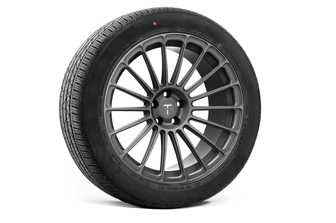 MX118 20" Tesla Model X Long Range & Plaid Wheel And Tire Package (Set of 4)