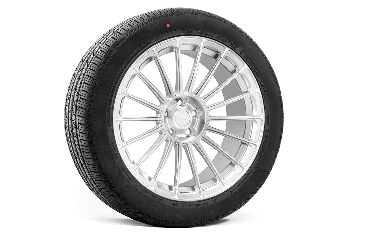 MX118 20&quot; Tesla Model X Long Range &amp; Plaid Wheel And Tire Package (Set of 4)