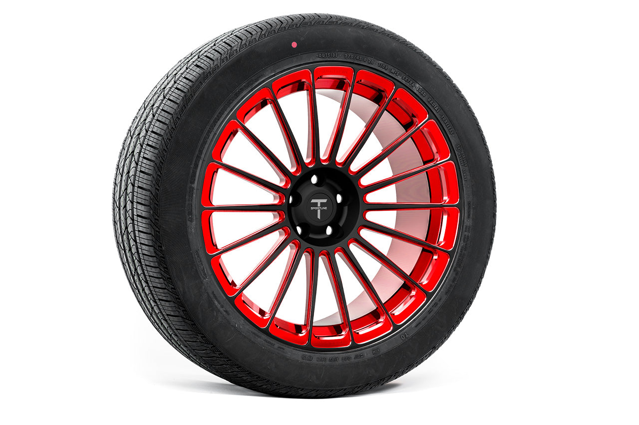 MX118 20" Tesla Model X Long Range & Plaid Wheel And Tire Package (Set of 4)