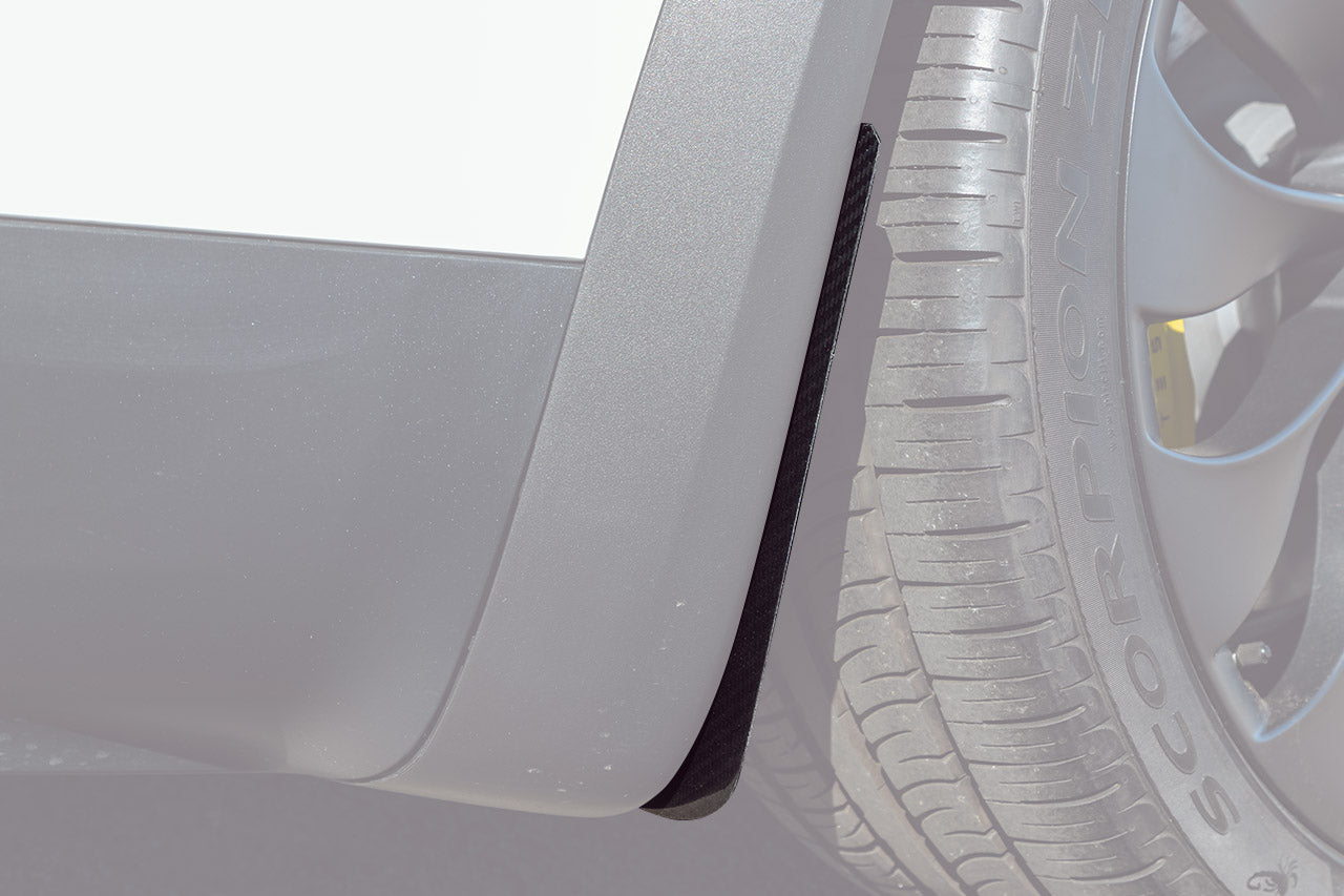 Tesla Model X Carbon Fiber Mud Flaps (Set of 4)