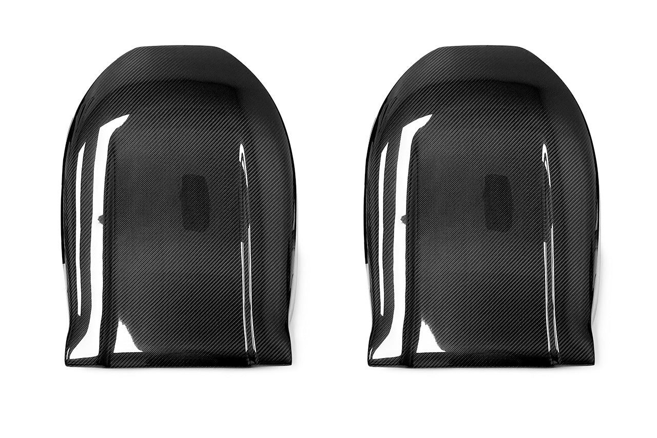 Tesla Model X Long Range & Plaid Carbon Fiber Seat Back Set (2021 - Present)