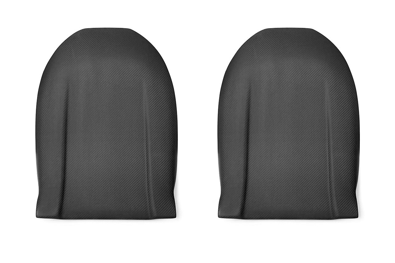 Tesla Model X Long Range & Plaid Carbon Fiber Seat Back Set (2021 - Present)