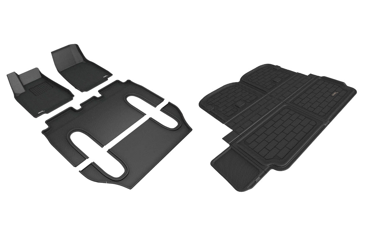 Tesla Model X 2021+ Refresh Plaid / Long Range MAXpider 3D Kagu All-Weather Custom Fit Floor Liner Mats (set of 4)