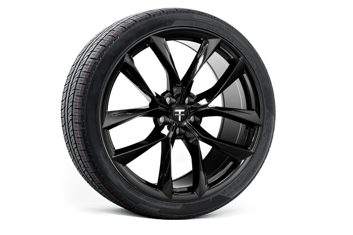 TSS 22&quot; Tesla Model X Long Range &amp; Plaid Replacement Wheel and Tire