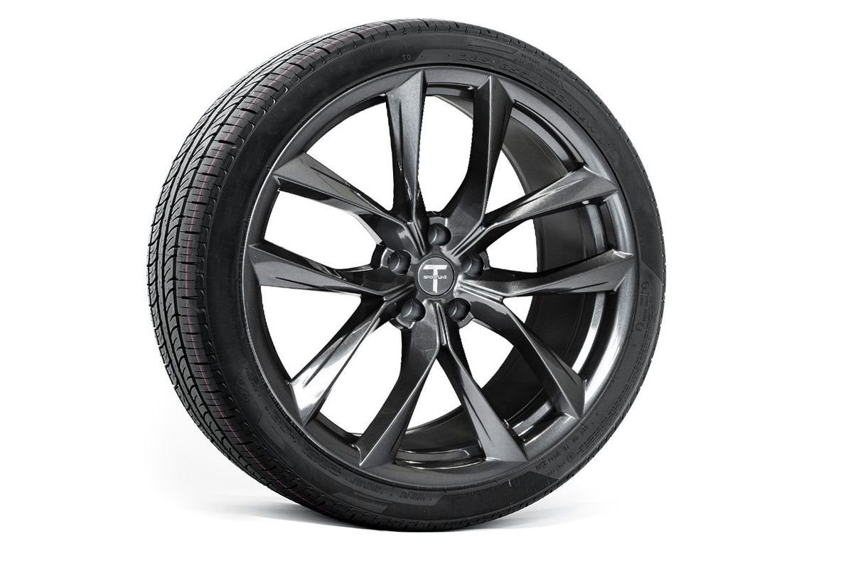 TSS 22&quot; Tesla Model X Long Range &amp; Plaid Wheel and Tire Package (Set of 4)