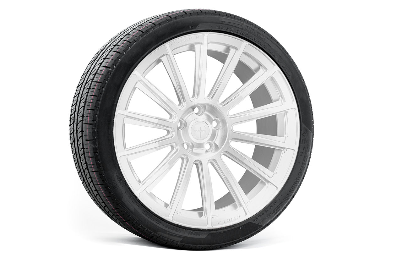 MX114 22" Tesla Model X Long Range & Plaid Wheel and Tire Package (Set of 4)
