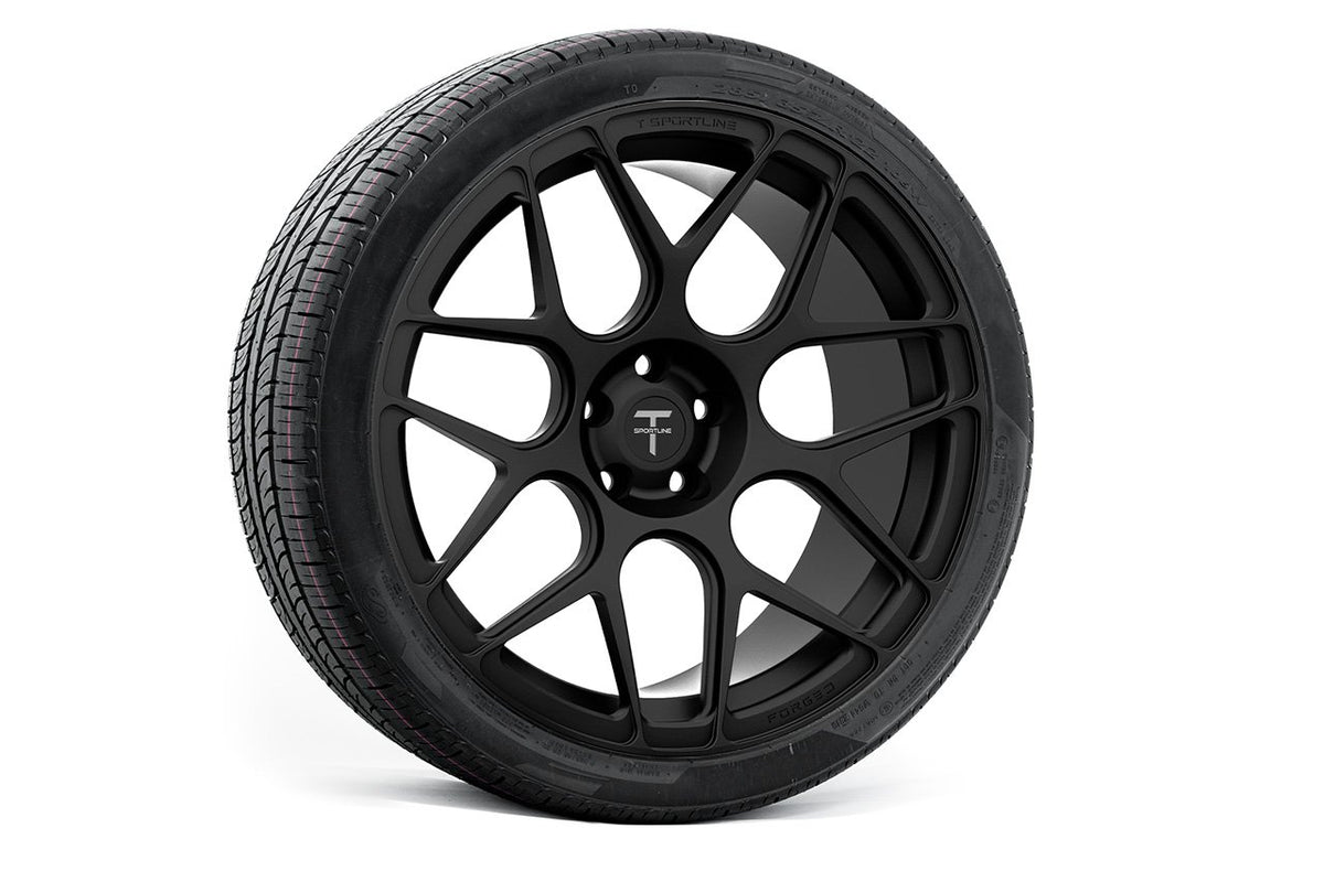 MX117 22&quot; Tesla Model X Long Range &amp; Plaid Wheel and Tire Package (Set of 4)