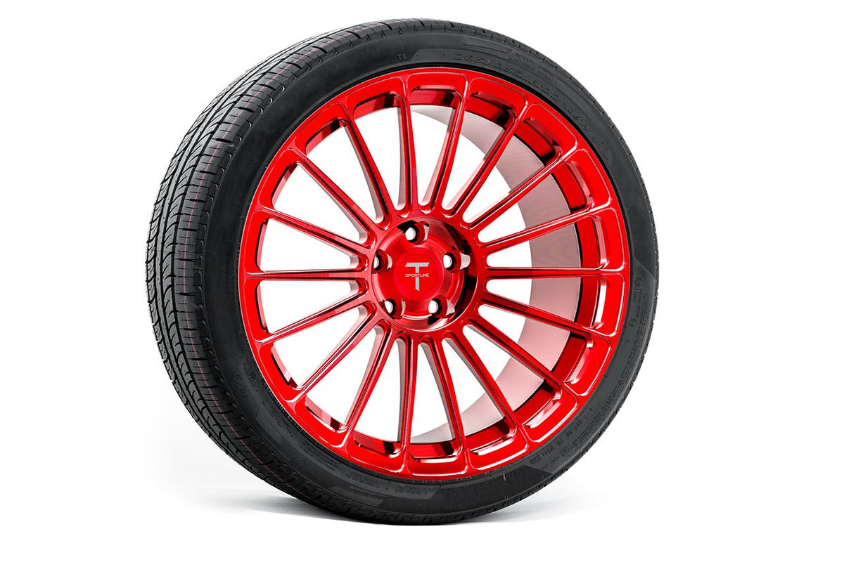 MX118 22&quot; Tesla Model X Long Range &amp; Plaid Wheel and Tire Package (Set of 4)