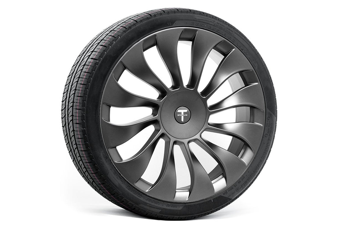 TSV 22&quot; Tesla Model X Long Range &amp; Plaid Wheel and Tire Package (Set of 4)