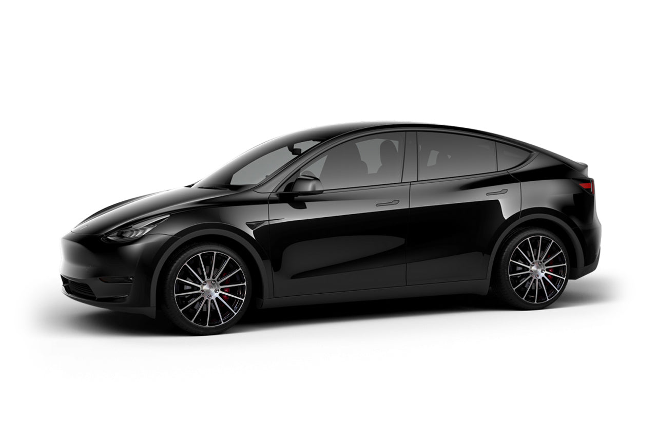 Black Tesla Model Y 21 inch Forged Tesla Aftermarket Wheels