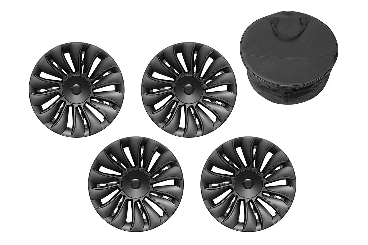 TSY14 Tesla Model Y Uberturbine Styled Aero Wheel Cover for 19" Factory Tesla Wheel
