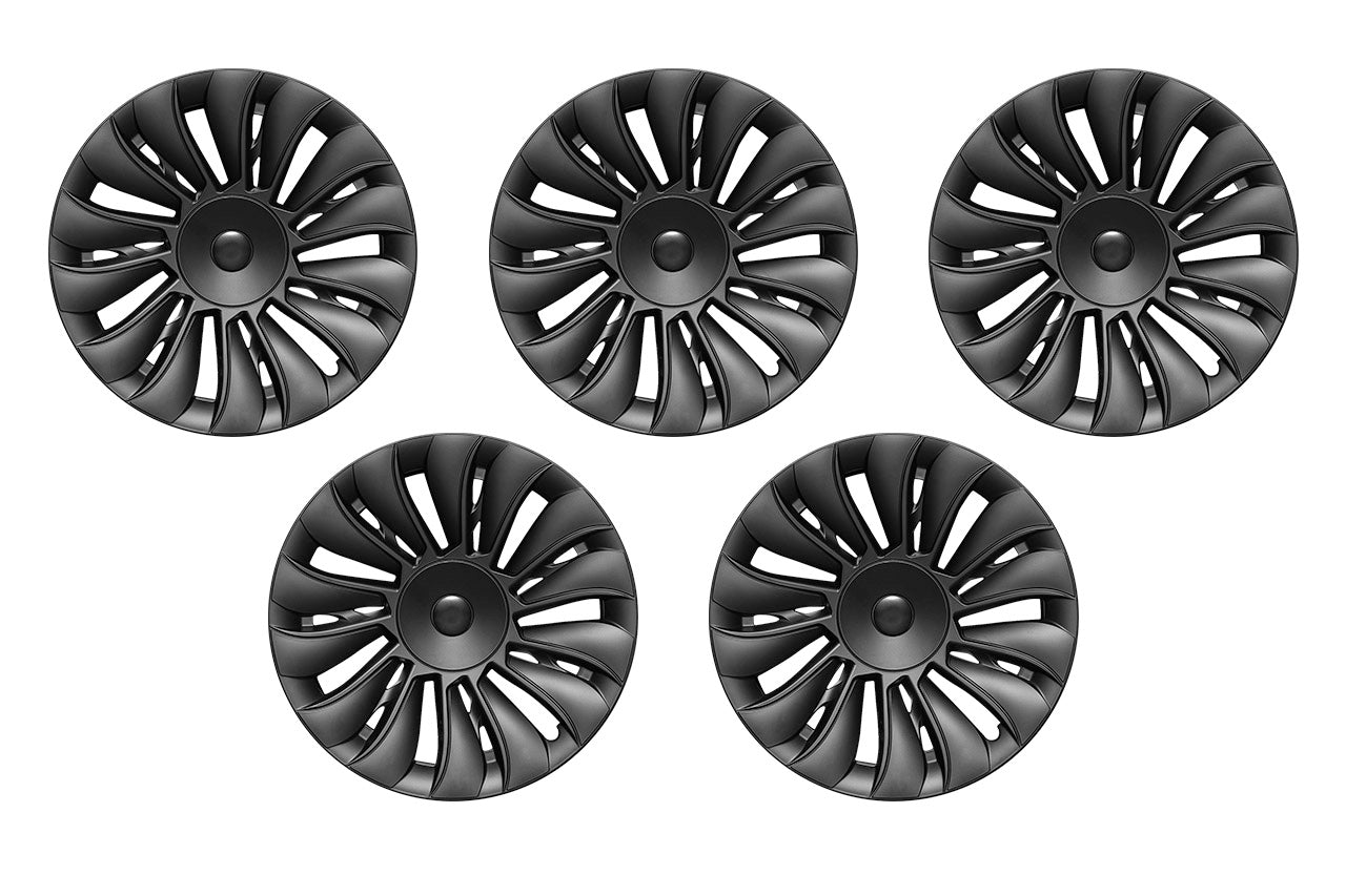 TSY14 Tesla Model Y Uberturbine Styled Aero Wheel Cover for 19" Factory Tesla Wheel