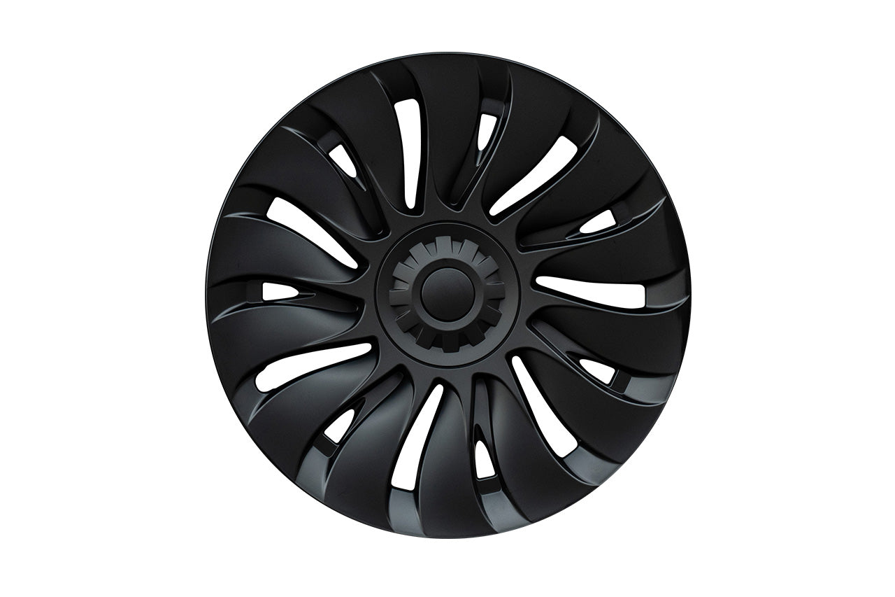 TSY14d Tesla Model Y Max Range Directional Aero Wheel Cover Set for 19" Factory Tesla Wheel