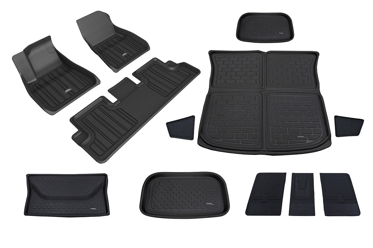 Tesla Model Y MAXpider 3D Elitect All-Weather Custom Fit Floor Liner Mats (Set of 3)