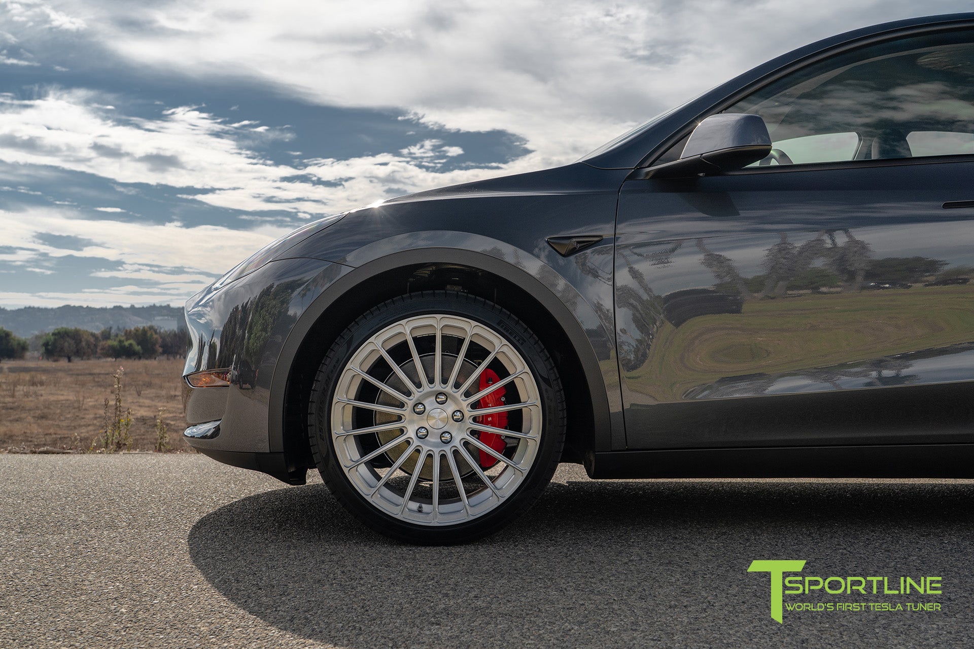 TY118 21" Tesla Model Y Wheel and Tire Package (Set of 4)