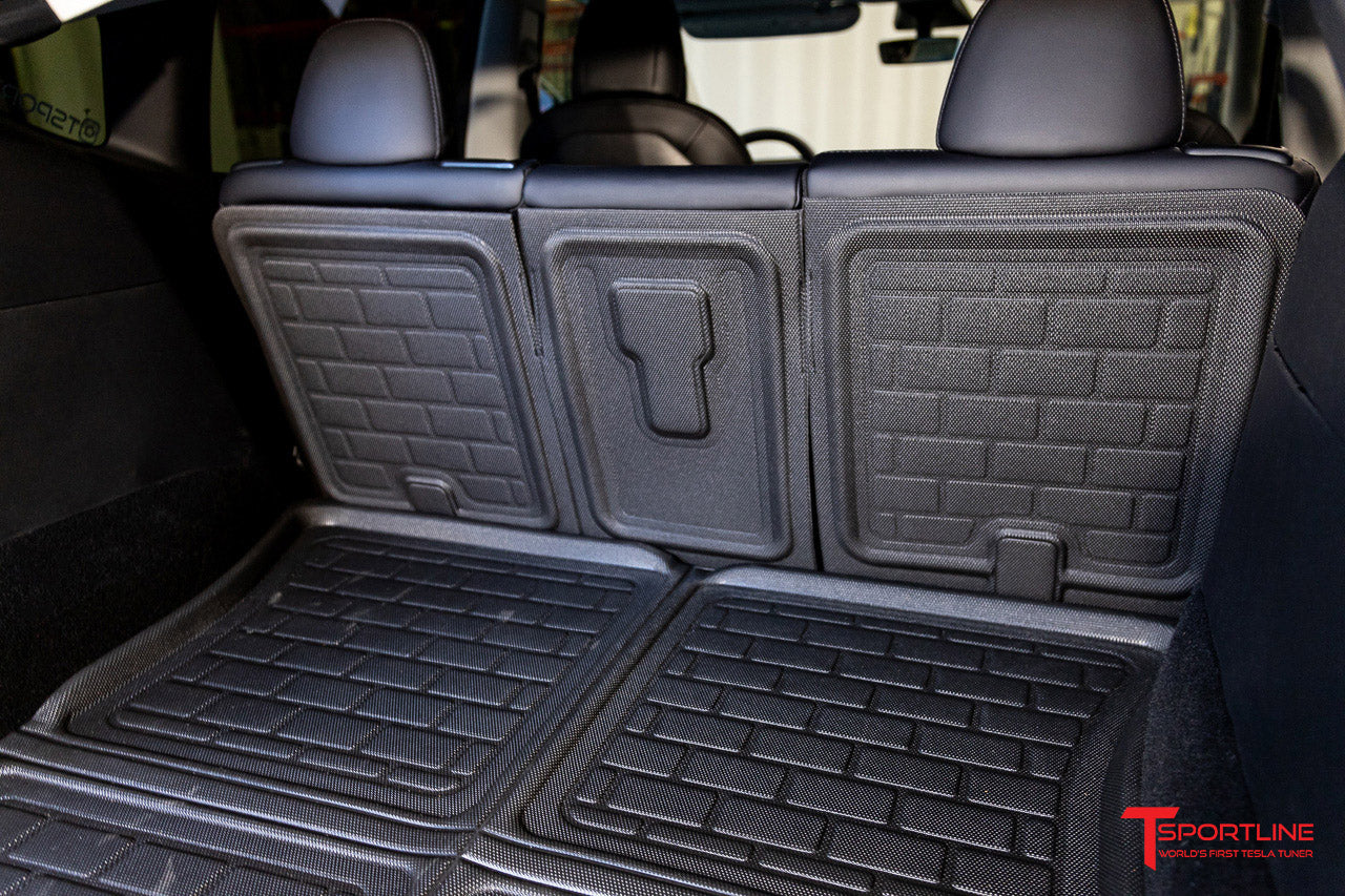 Tesla Model Y MAXpider 3D Kagu All-Weather Custom Fit Floor Liner Mats (Set of 3)
