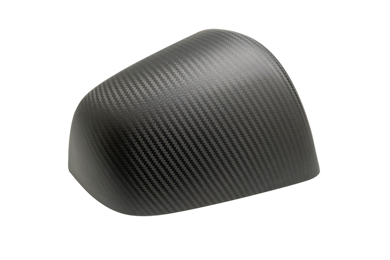 Tesla Model Y Precision Carbon Fiber Side Mirror Caps (Set of 2 Covers)