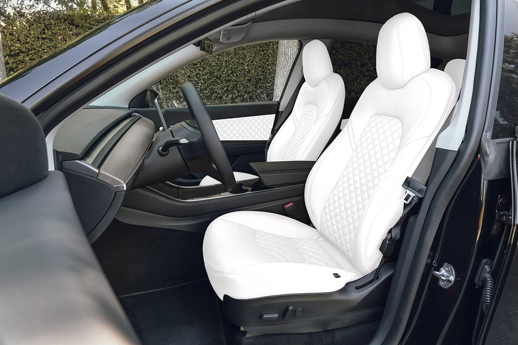 Tesla Model Y 5 Seat Interior Upgrade Kit - Signature Diamond Design - T  Sportline - Tesla Model S, 3, X & Y Accessories