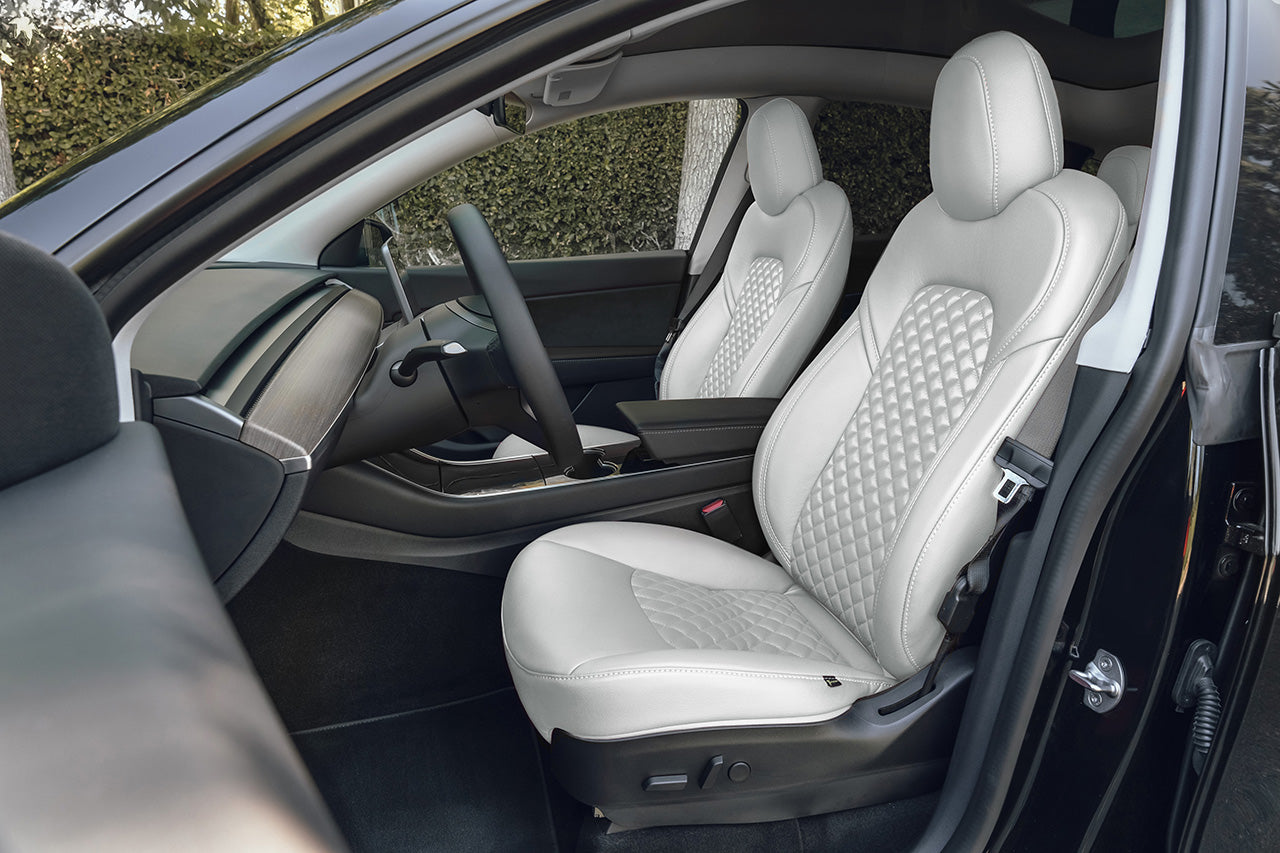 Tesla Model Y 7 Seat Interior Upgrade Kit - Signature Diamond Design