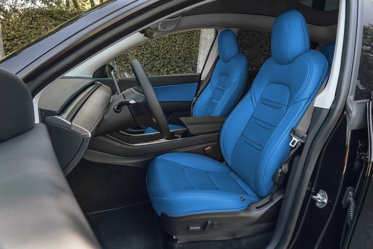 Tesla Model Y 7 Seat Interior Upgrade Kit - Insignia Design - Perforated