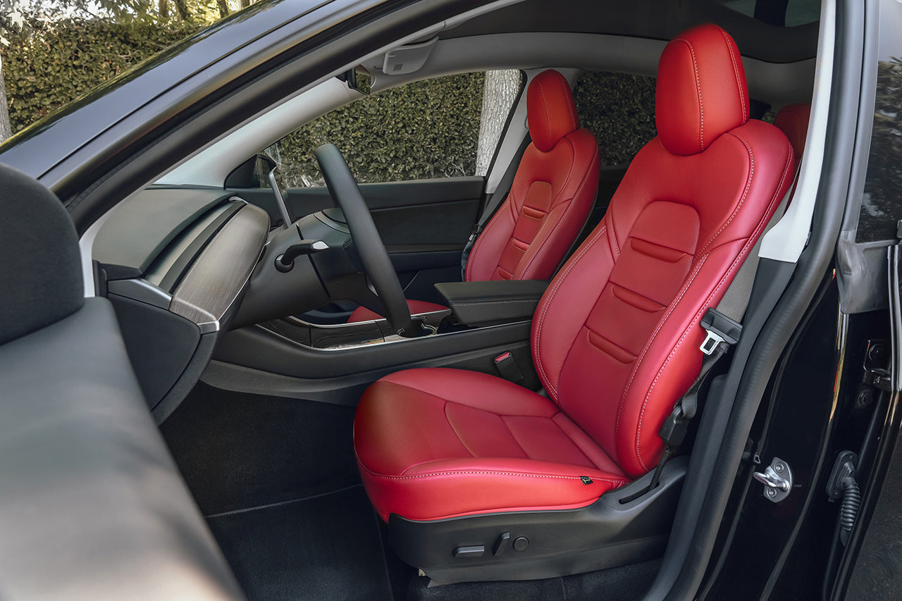 Tesla Model Y 5 Seat Interior Upgrade Kit - Insignia Design - Perforated