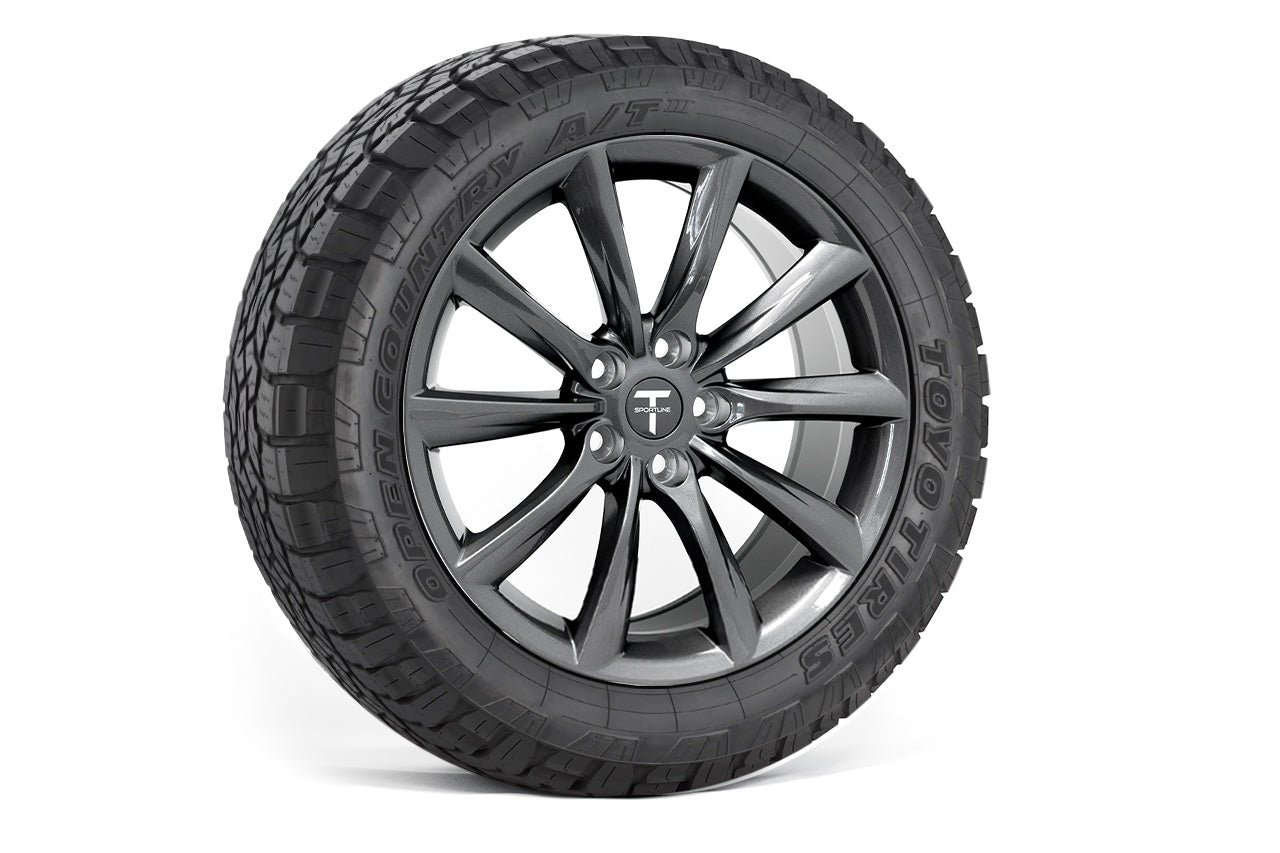 TST 18" Tesla Model Y Overland Adventure Wheel And Tire Package (Set Of 4)