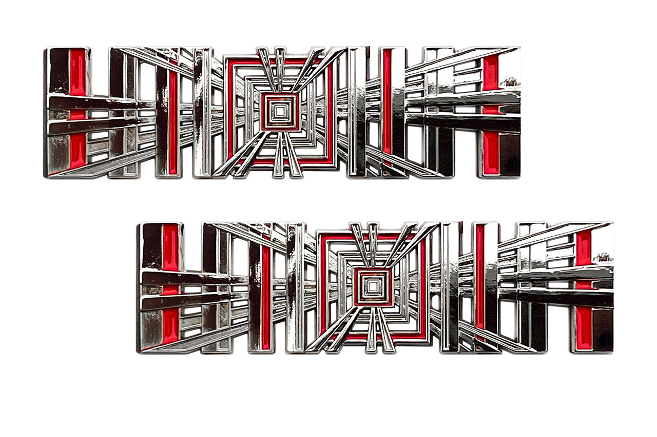 Tesla PLAID Logo Badge Trunk Emblem