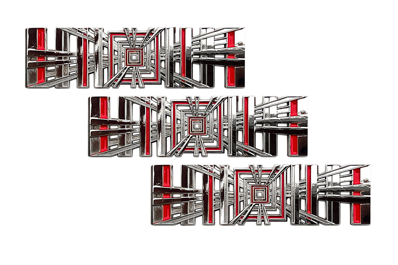 Tesla PLAID Logo Badge Trunk Emblem