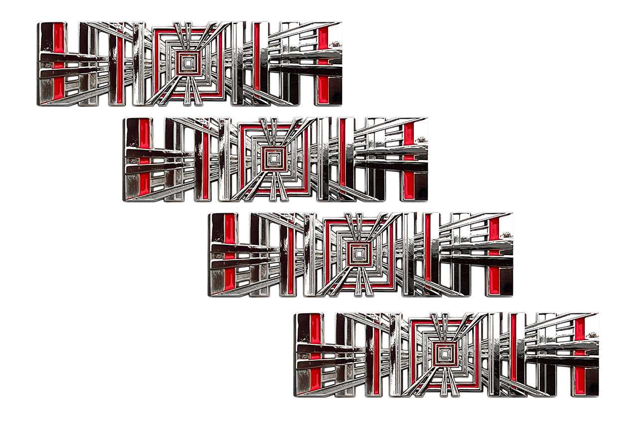 Tesla PLAID Logo Badge Trunk Emblem