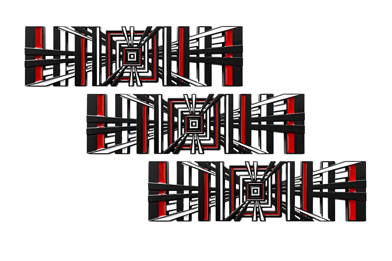 Tesla PLAID Logo Badge Trunk Emblem