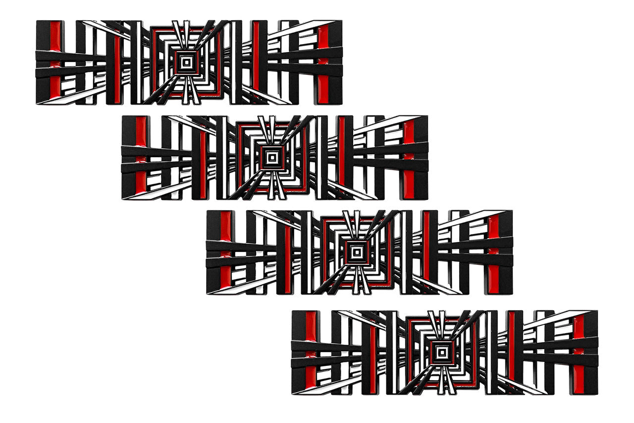 Tesla PLAID Logo Badge Trunk Emblem