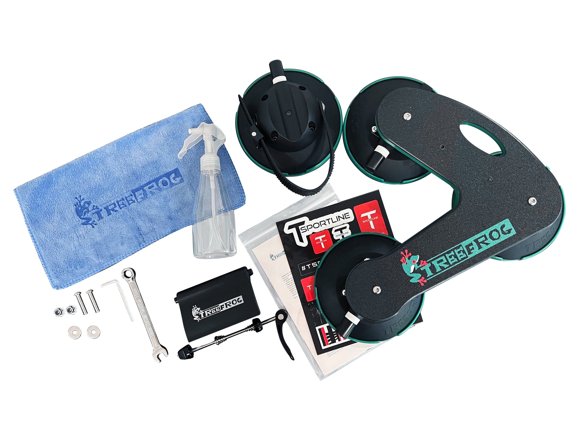 Tesla Vacuum Cup Quick Mount Roof Road & Mountain Bike TreeFrog Pro 1 Single Carrier Rack - One Bicycle