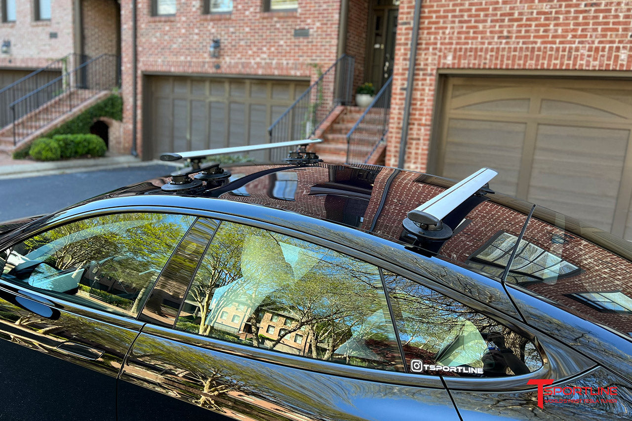 Tesla Vacuum Cup Quick Mount Crossbar Multi-Sport & Cargo TreeFrog Pro Roof Rack