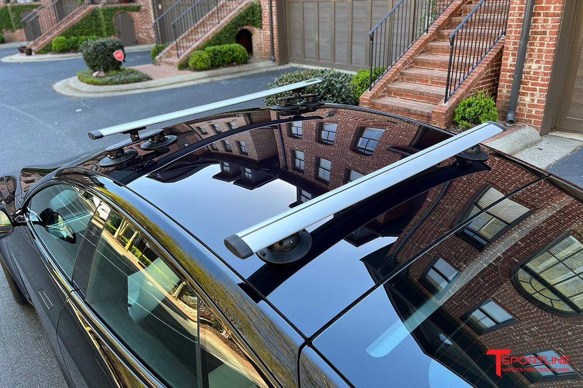 Tesla Vacuum Cup Quick Mount Crossbar Multi-Sport &amp; Cargo TreeFrog Pro Roof Rack