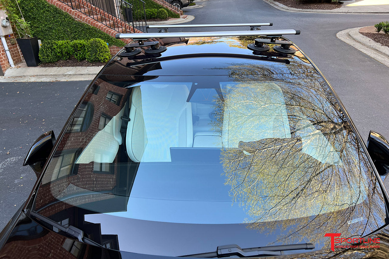 Tesla Vacuum Cup Quick Mount Crossbar Multi-Sport & Cargo TreeFrog Pro Roof Rack