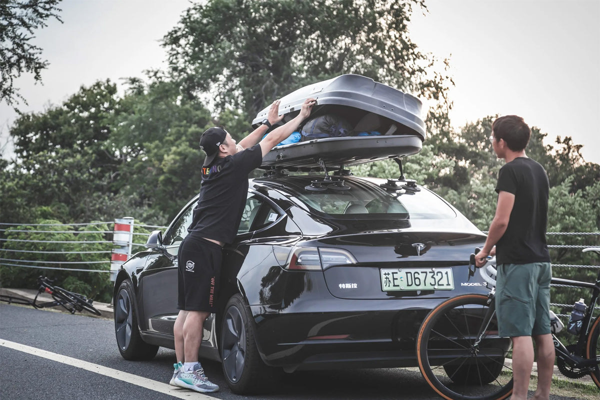 Tesla Vacuum Cup Quick Mount Roof Cargo Box Attachment Kit - Hatchback ...