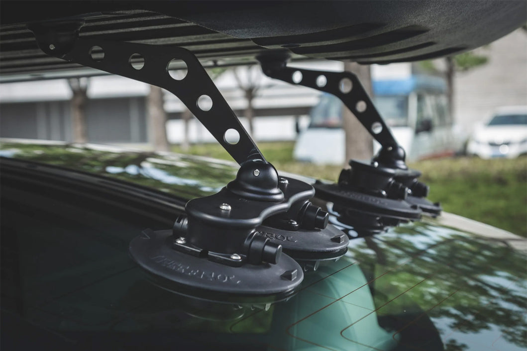 Universal Suction Cup Roof Rack System - Install On Cars Without Rails (Tesla, Camry, Civic, Etc.) For Cargo Boxes, Bikes, Kayaks - View #6