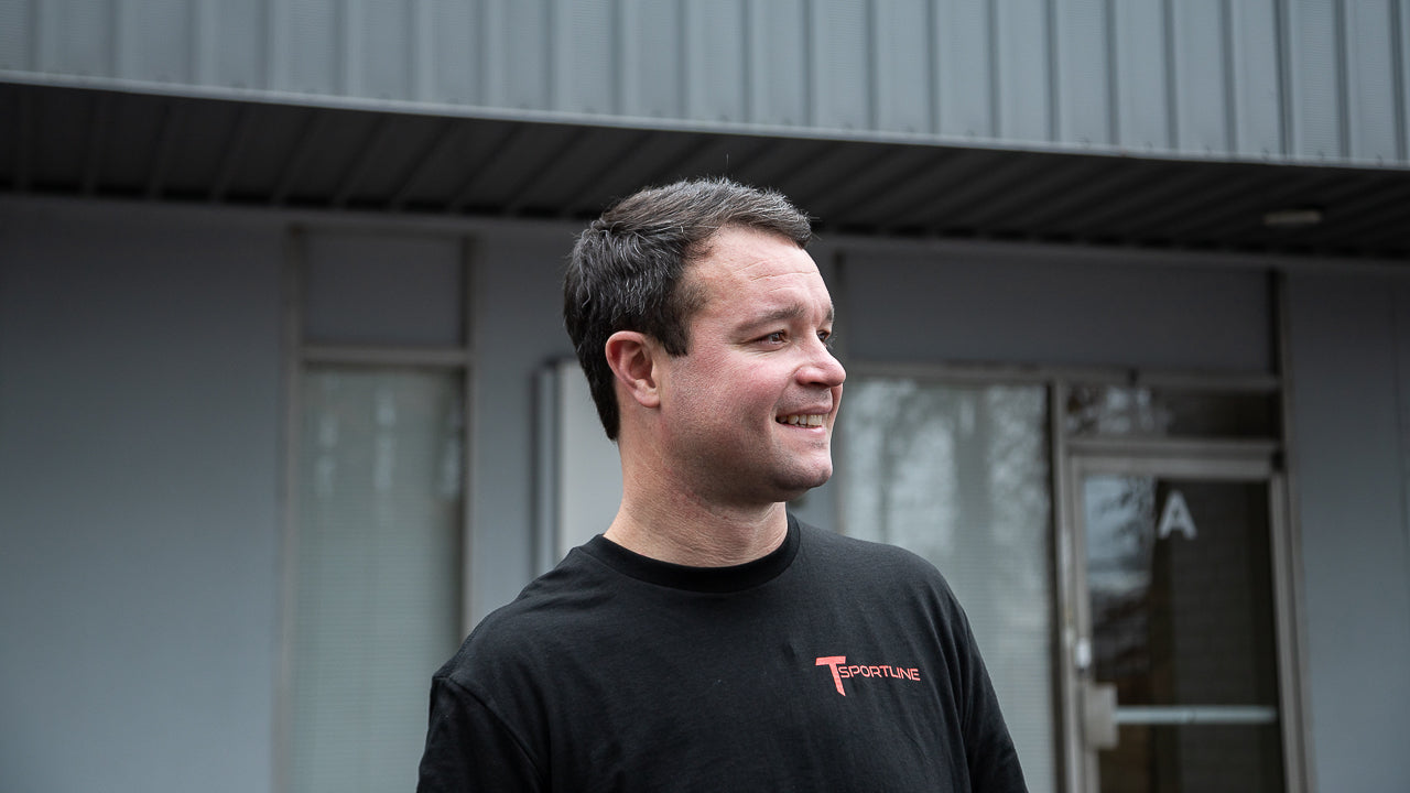 Tesla "We Charge Happiness" Black Crew Neck T-Shirt by T Sportline