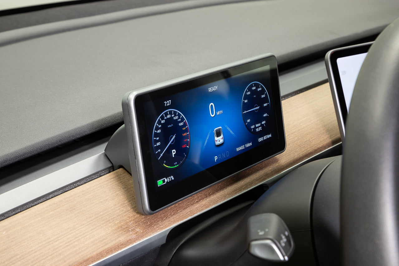Medicinaal Portugees Ambient Tesla Model 3 & Y MSX-CP Apple CarPlay & Android Auto Driver View Dash - T  Sportline - Tesla Model S, 3, X & Y Accessories