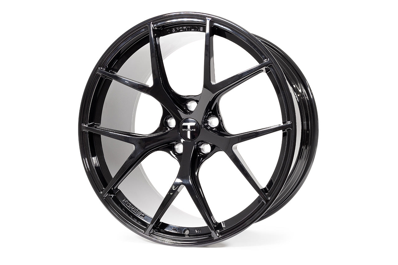 TXL115 21" Tesla Model S Plaid & Long Range Fully Forged Lightweight Tesla Wheel and Tire Package (Set of 4)