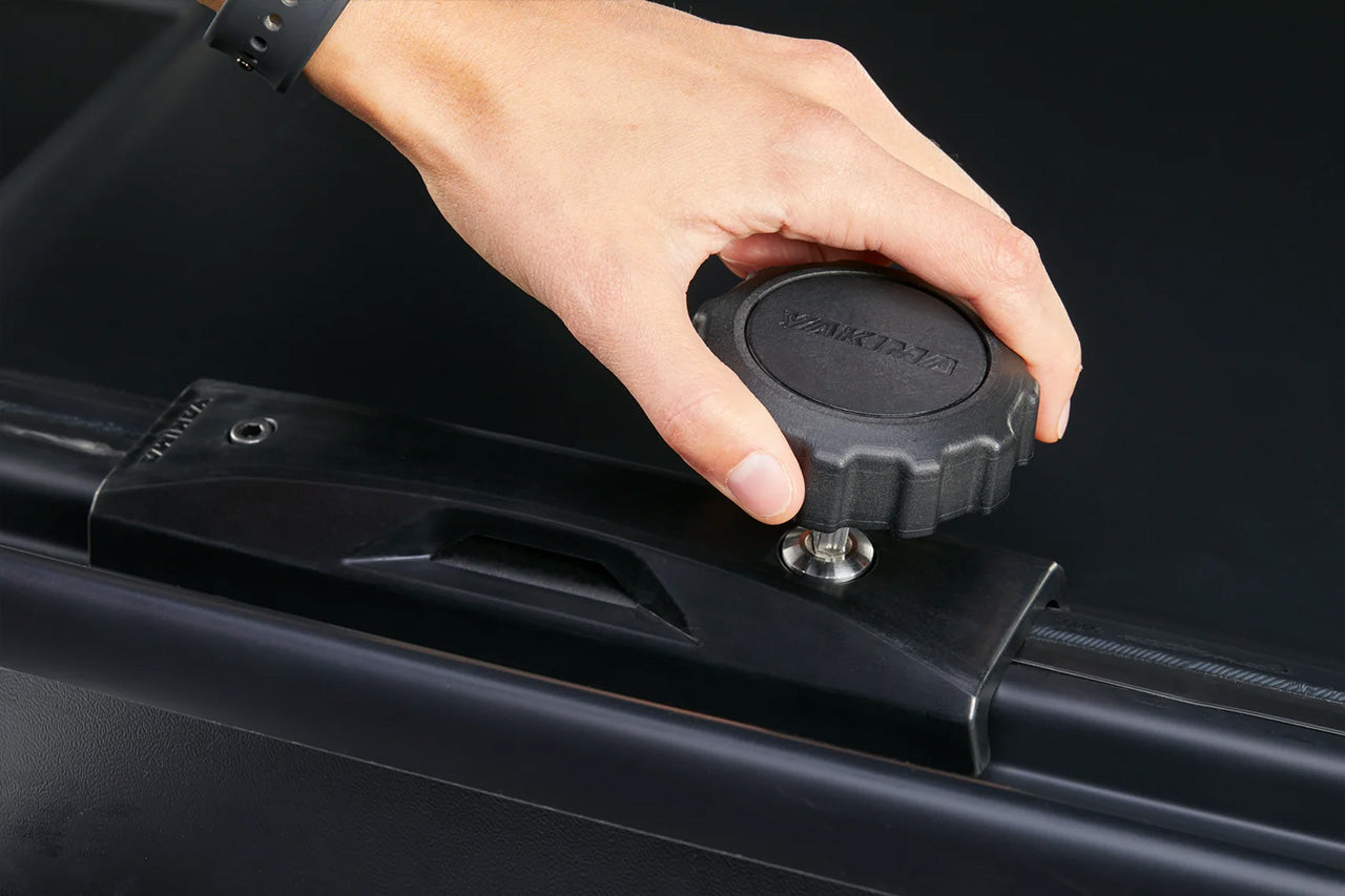 Yakima GrandTour Lo Premium High Gloss Low Profile Roof Top Cargo Box for Tesla Model 3 / Y / S